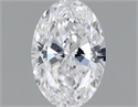 Diamante Natural 0.50 quilates, Ovalado , Color D, claridad VVS2 y certificado GIA