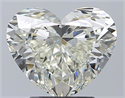 Natural Diamond 3.01 Carats, Heart with  Cut, I Color, VS2 Clarity and Certified by IGI