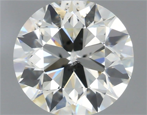 Picture of Natural Diamond 1.41 Carats, Round with Excellent Cut, J Color, SI2 Clarity and Certified by IGI