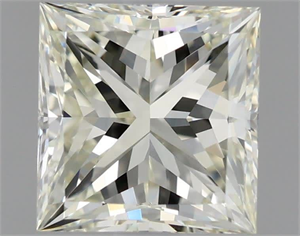 Picture of Natural Diamond 1.50 Carats, Princess with  Cut, K Color, VS2 Clarity and Certified by IGI