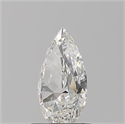 Diamante Natural 0.91 quilates, De pera , Color G, claridad VVS1 y certificado GIA