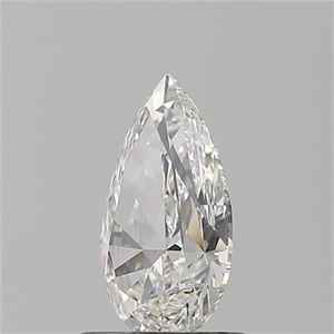 Foto Diamante Natural 0.91 quilates, De pera , Color G, claridad VVS1 y certificado GIA de