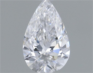 Picture of Natural Diamond 0.30 Carats, Pear with  Cut, D Color, VVS2 Clarity and Certified by GIA