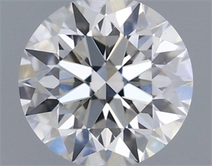 Picture of Natural Diamond 0.45 Carats, Round with Excellent Cut, I Color, VS1 Clarity and Certified by GIA