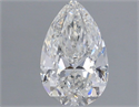 Natural Diamond 0.90 Carats, Pear with  Cut, F Color, VVS1 Clarity and Certified by GIA