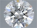 Natural Diamond 0.70 Carats, Round with Excellent Cut, E Color, SI1 Clarity and Certified by GIA