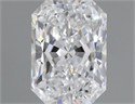 Natural Diamond 1.30 Carats, Radiant with  Cut, D Color, IF Clarity and Certified by GIA