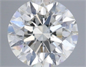Natural Diamond 0.80 Carats, Round with Excellent Cut, H Color, SI2 Clarity and Certified by IGI