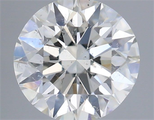Picture of Natural Diamond 0.80 Carats, Round with Excellent Cut, H Color, SI2 Clarity and Certified by IGI