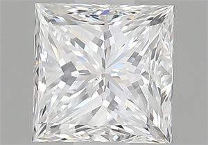 Foto Diamante Natural 1.05 quilates, Princesa , Color E, claridad VS2 y certificado GIA de