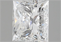 Diamante Natural 2.24 quilates, Princesa , Color D, claridad SI2 y certificado GIA