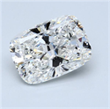 Diamante Natural 5.02 quilates, Del cojín , Color F, claridad VS2 y certificado GIA