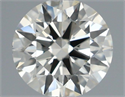 Natural Diamond 0.57 Carats, Round with Excellent Cut, L Color, VVS2 Clarity and Certified by IGI