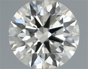 Picture of Natural Diamond 0.57 Carats, Round with Excellent Cut, L Color, VVS2 Clarity and Certified by IGI