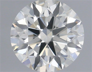 Picture of Natural Diamond 0.44 Carats, Round with Excellent Cut, I Color, VS2 Clarity and Certified by IGI