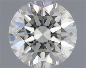 Picture of Natural Diamond 0.41 Carats, Round with Excellent Cut, I Color, VS2 Clarity and Certified by IGI