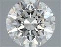 Natural Diamond 0.54 Carats, Round with Excellent Cut, J Color, VS2 Clarity and Certified by IGI