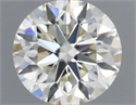 Natural Diamond 0.70 Carats, Round with Very Good Cut, I Color, VVS2 Clarity and Certified by IGI
