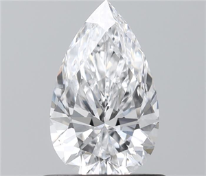 Picture of Natural Diamond 0.71 Carats, Pear with  Cut, D Color, SI2 Clarity and Certified by GIA