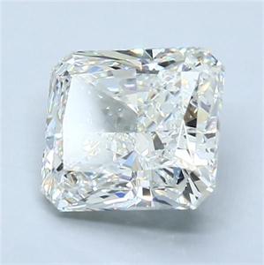 Foto Diamante Natural 3.51 quilates, Radiante , Color G, claridad VS2 y certificado GIA de