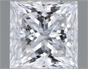 Natural Diamond 0.41 Carats, Princess with  Cut, E Color, SI1 Clarity and Certified by GIA