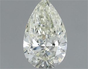 Picture of Natural Diamond 0.59 Carats, Pear with  Cut, K Color, VS1 Clarity and Certified by GIA
