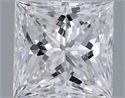 Diamante Natural 0.49 quilates, Princesa , Color D, claridad SI1 y certificado GIA