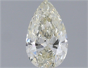 Natural Diamond 0.40 Carats, Pear with  Cut, L Color, VVS2 Clarity and Certified by GIA