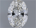Natural Diamond 0.32 Carats, Oval with  Cut, H Color, VVS1 Clarity and Certified by GIA