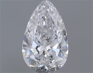 Picture of Natural Diamond 0.18 Carats, Pear with  Cut, D Color, VS1 Clarity and Certified by GIA