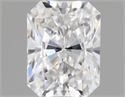 Natural Diamond 0.46 Carats, Radiant with  Cut, F Color, VS1 Clarity and Certified by GIA