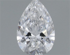 Picture of Natural Diamond 0.18 Carats, Pear with  Cut, D Color, VS1 Clarity and Certified by GIA