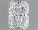 Natural Diamond 0.40 Carats, Radiant with  Cut, G Color, VS2 Clarity and Certified by GIA