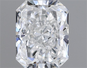 Picture of Natural Diamond 0.42 Carats, Radiant with  Cut, E Color, SI1 Clarity and Certified by GIA