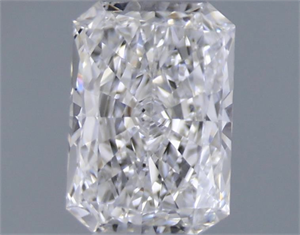 Picture of Natural Diamond 0.23 Carats, Radiant with  Cut, D Color, VVS1 Clarity and Certified by GIA