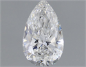Natural Diamond 0.32 Carats, Pear with  Cut, E Color, VS2 Clarity and Certified by GIA