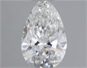 Diamante Natural 0.34 quilates, De pera , Color E, claridad SI1 y certificado GIA