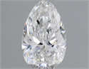 Natural Diamond 0.34 Carats, Pear with  Cut, F Color, VS1 Clarity and Certified by GIA