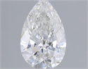 Natural Diamond 0.18 Carats, Pear with  Cut, F Color, VS2 Clarity and Certified by GIA