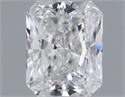 Natural Diamond 0.40 Carats, Radiant with  Cut, F Color, SI1 Clarity and Certified by GIA