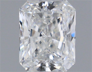 Picture of Natural Diamond 0.40 Carats, Radiant with  Cut, F Color, SI1 Clarity and Certified by GIA