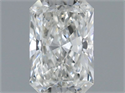 Natural Diamond 0.50 Carats, Radiant with  Cut, H Color, SI1 Clarity and Certified by GIA