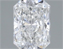 Natural Diamond 0.50 Carats, Radiant with  Cut, E Color, SI1 Clarity and Certified by GIA