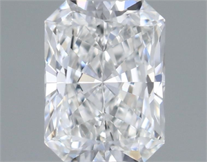 Picture of Natural Diamond 0.50 Carats, Radiant with  Cut, E Color, SI1 Clarity and Certified by GIA
