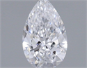 Diamante Natural 0.25 quilates, De pera , Color D, claridad VS2 y certificado GIA