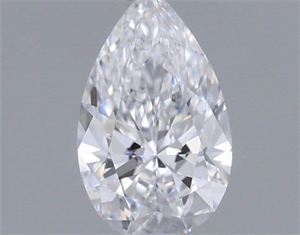 Foto Diamante Natural 0.25 quilates, De pera , Color D, claridad VS2 y certificado GIA de