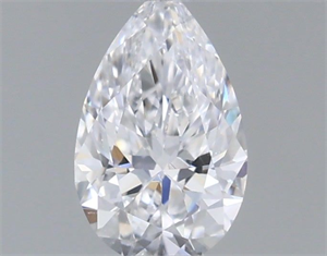 Picture of Natural Diamond 0.18 Carats, Pear with  Cut, D Color, VS2 Clarity and Certified by GIA