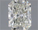 Natural Diamond 0.39 Carats, Radiant with  Cut, J Color, VVS2 Clarity and Certified by GIA