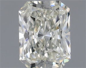 Picture of Natural Diamond 0.39 Carats, Radiant with  Cut, J Color, VVS2 Clarity and Certified by GIA