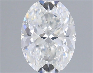 Picture of Natural Diamond 0.18 Carats, Oval with  Cut, F Color, VS1 Clarity and Certified by GIA